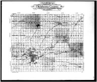 Oklahoma County Outline Map, Oklahoma County 1907